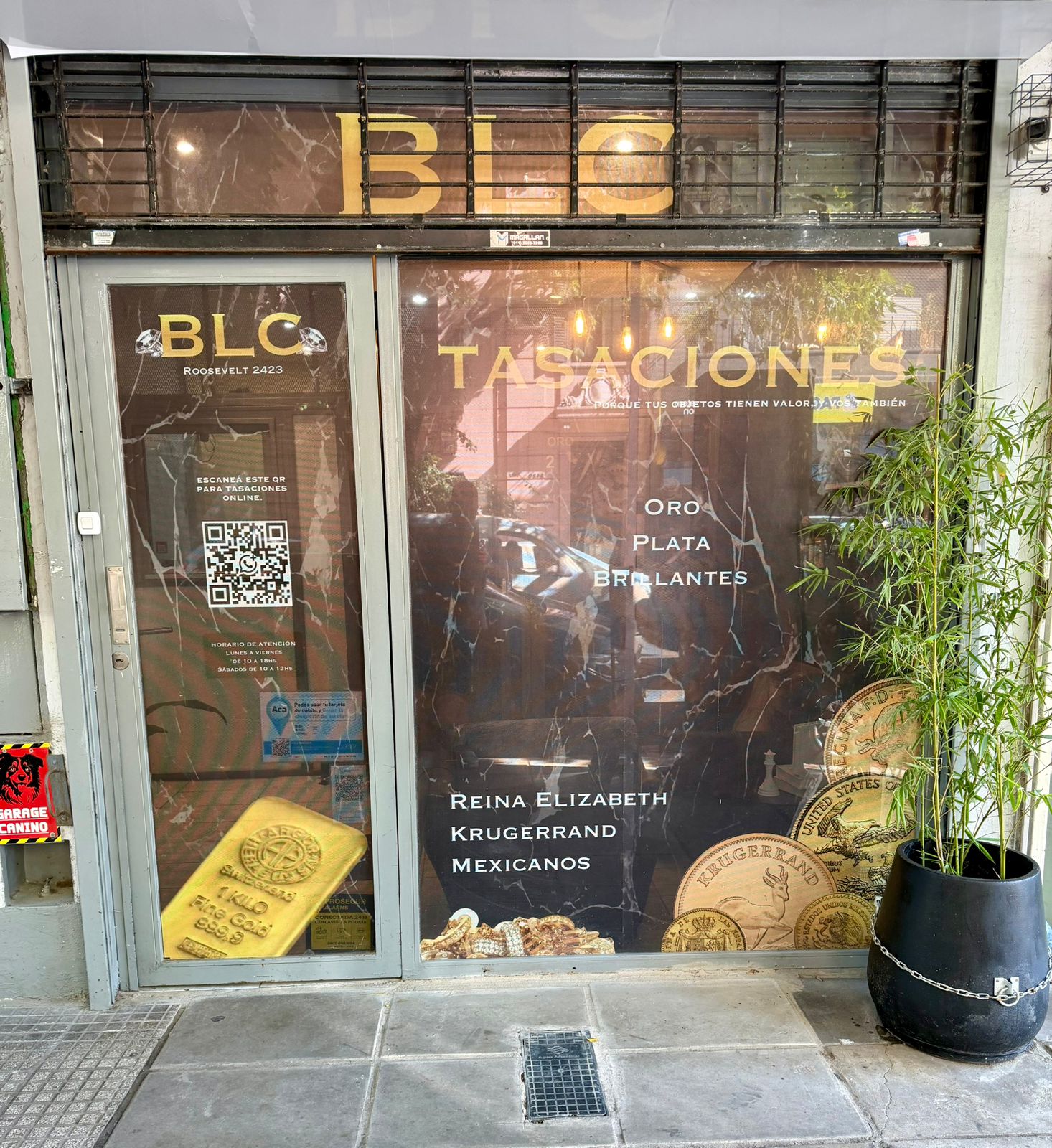 Frente del local de Casa Belice en Roosevelt 2423